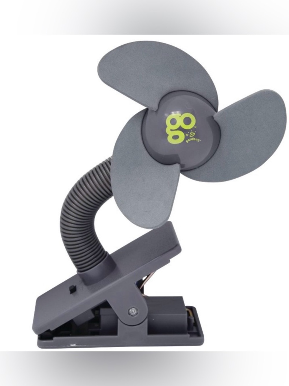 Go by Goldbug Portable Fan Stroller Accessory l: 4.5" Blade Diameter, Battery